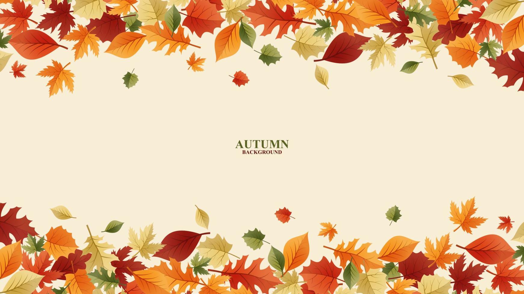herfst achtergronden met veel van bladeren, dankzegging sjabloon achtergrond vector, herfst concept 2022.eps vector