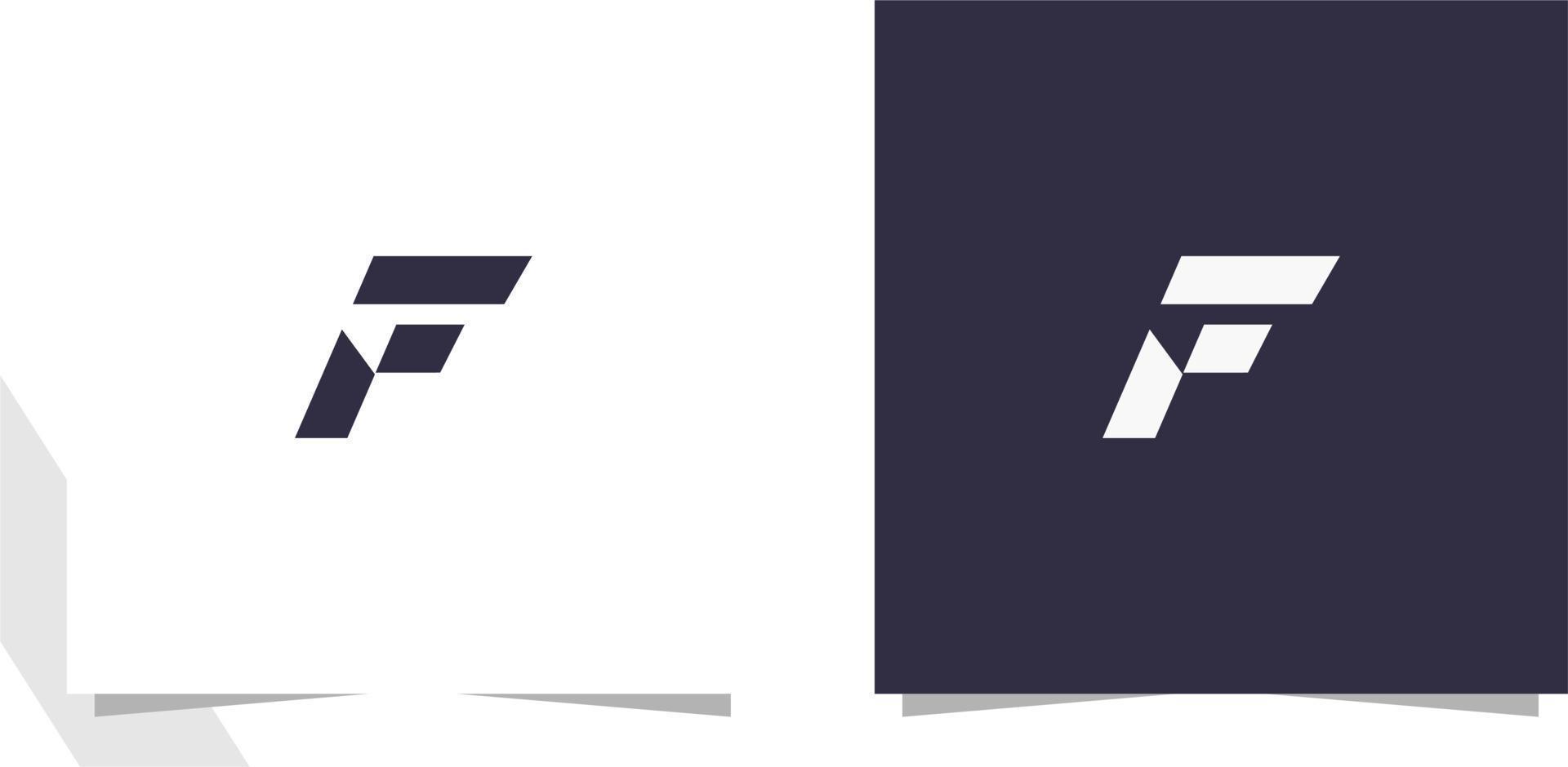 letter f logo ontwerpsjabloon vector