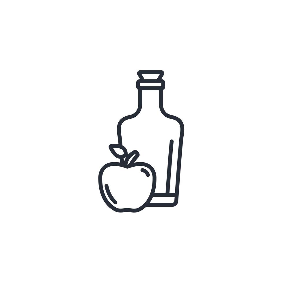 cider pictogrammen symbool vector elementen voor infographic web