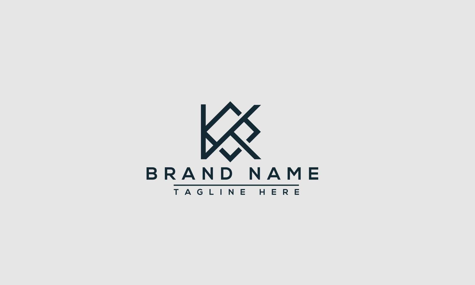 ko logo ontwerp sjabloon vector grafisch branding element.