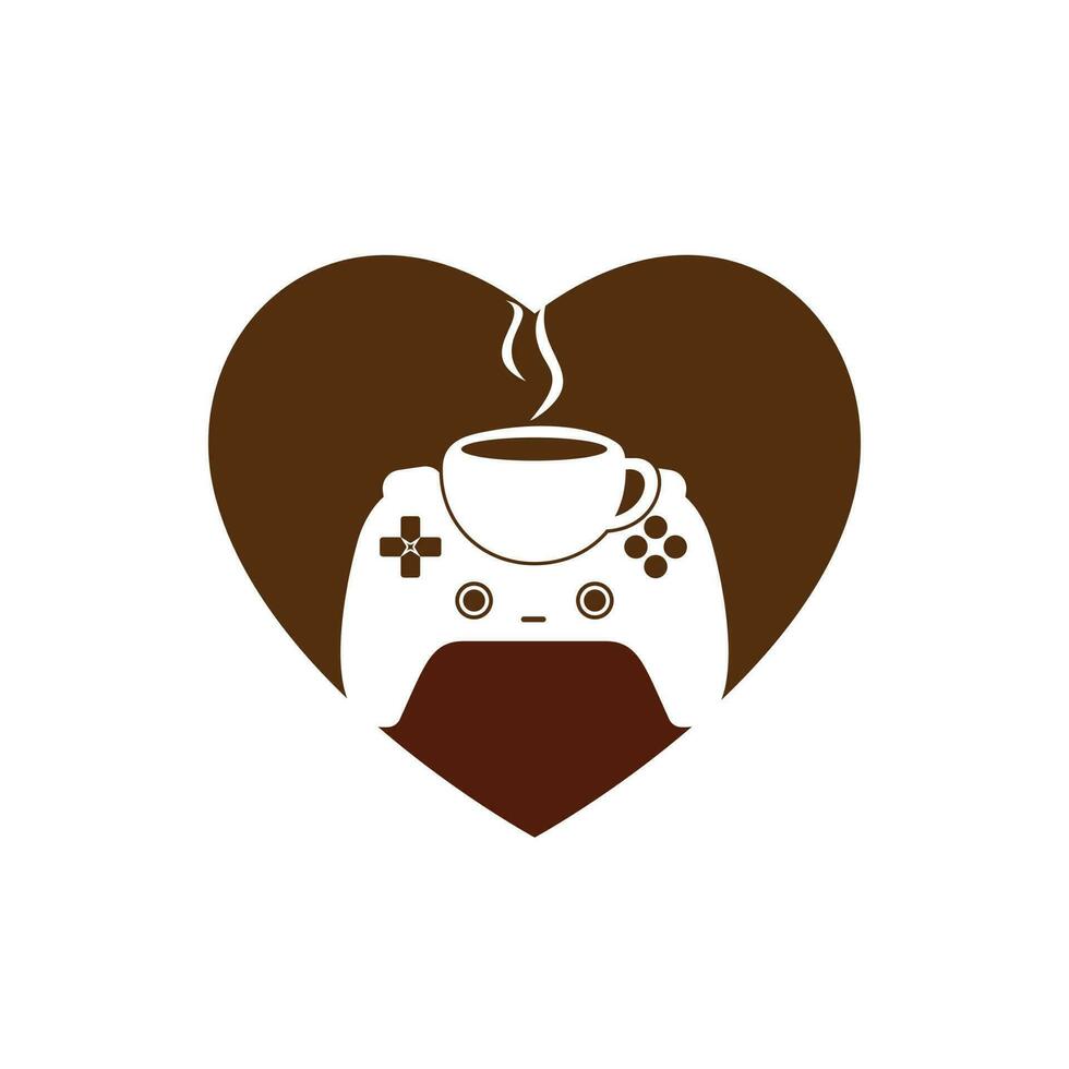 gamer cafe vector logo ontwerp sjabloon.