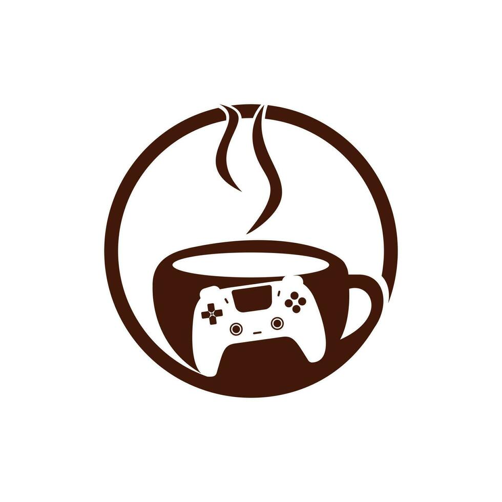 gamer cafe vector logo ontwerp sjabloon.