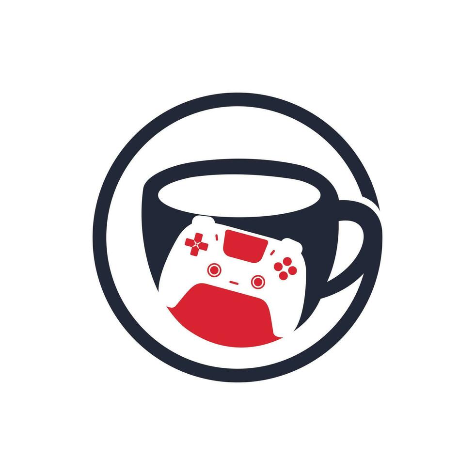 gamer cafe vector logo ontwerp sjabloon.