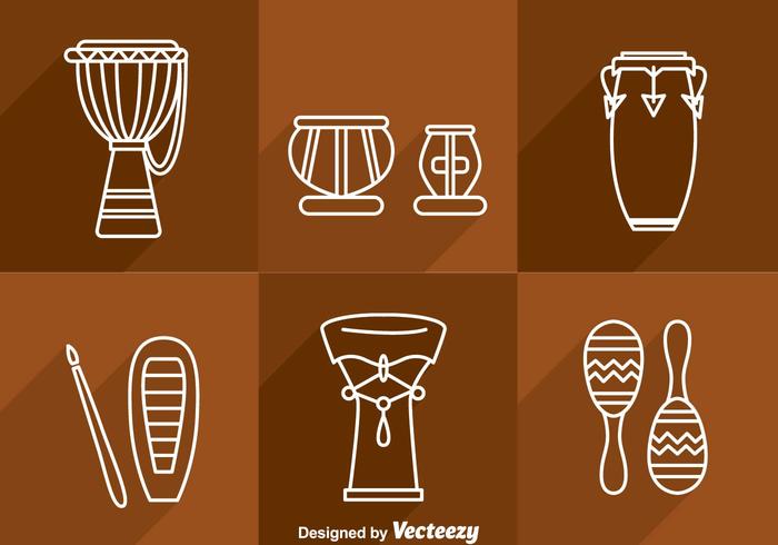 Percussie muziekinstrument vector