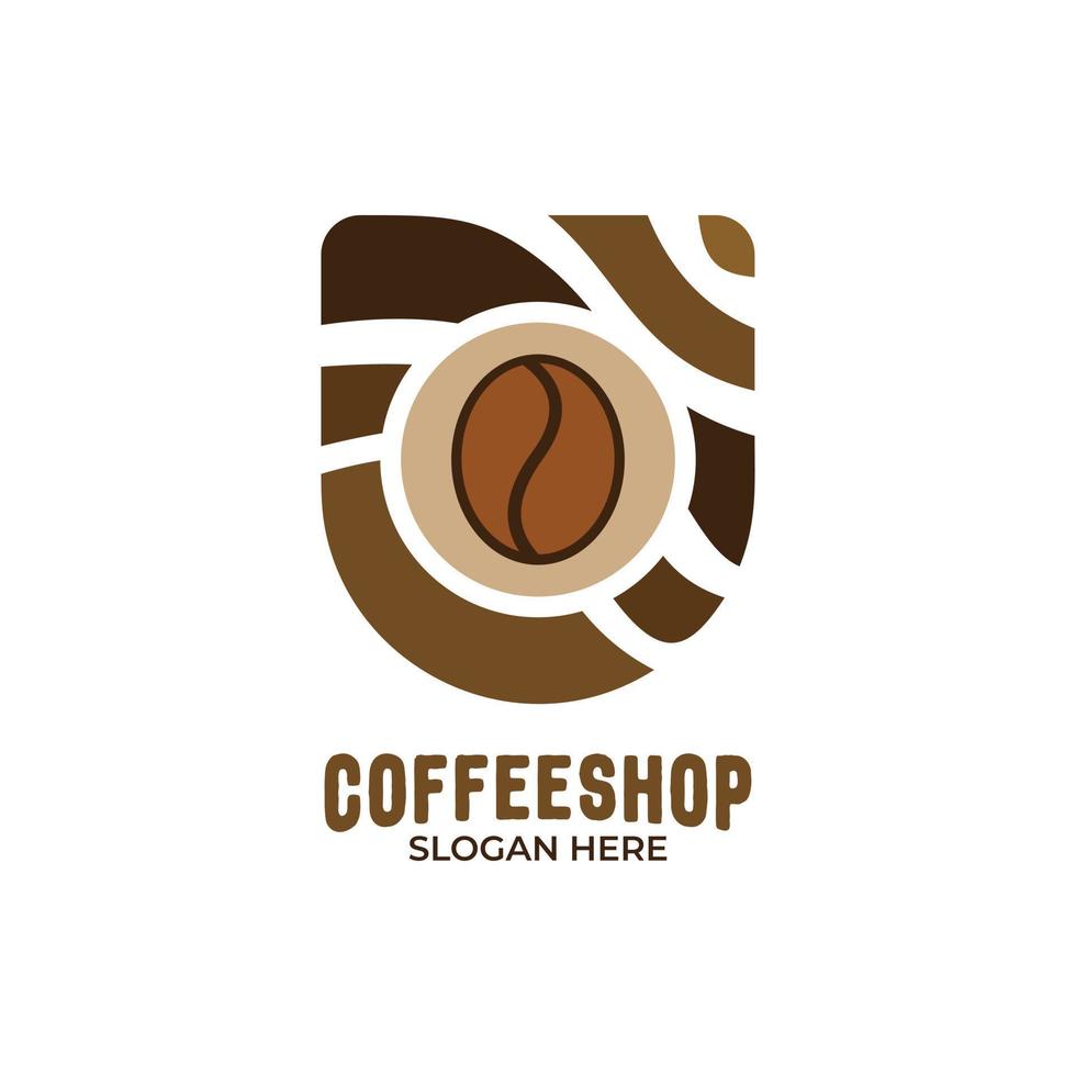 wijnoogst koffie winkel premie logo vector