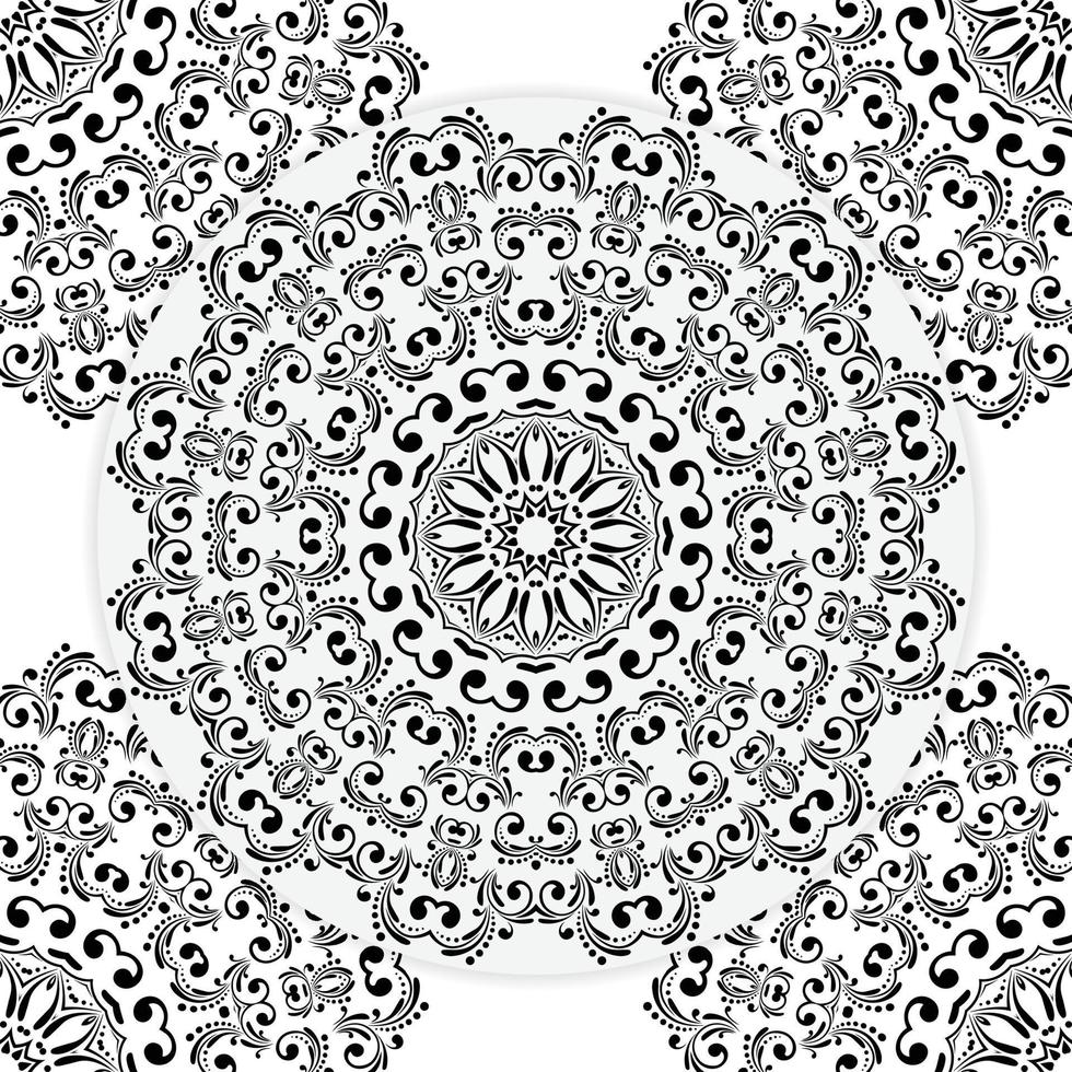 mandala circulaire voor henna, mehndi, tatoeëren, decoratie. decoratief ornament in etnisch oosters stijl. kleuren boek bladzijde. sier- ronde kant ornament vector