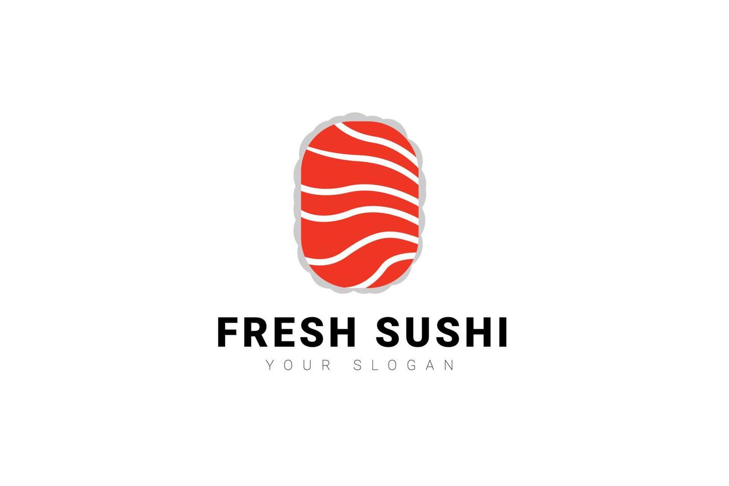 sushi logo Japans voedsel restaurant ontwerp inspiratie sjabloon vector