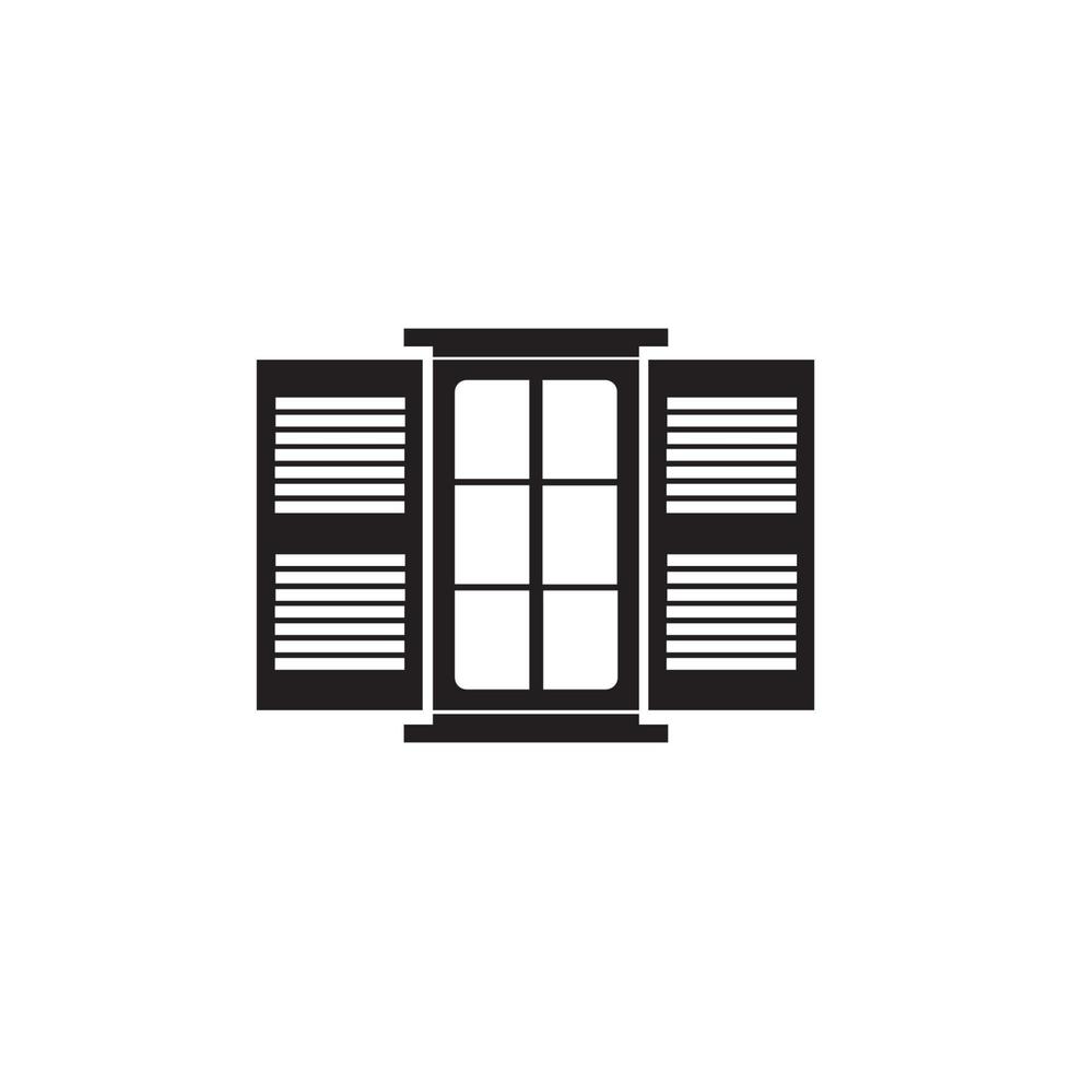venster icoon vector illustratie symbool ontwerp
