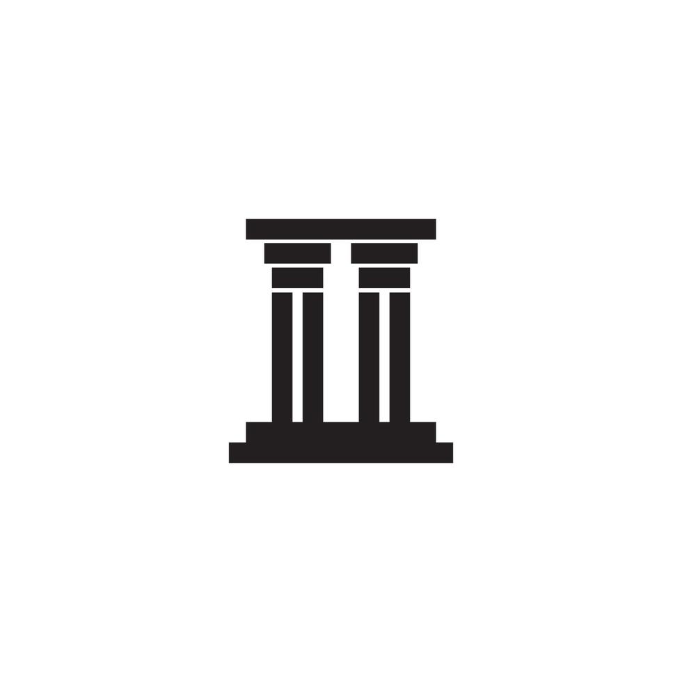 kolom logo draak logo achtergrond, vector illustratie sjabloon ontwerp