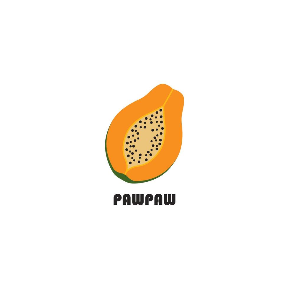 pawpaw icoon vector