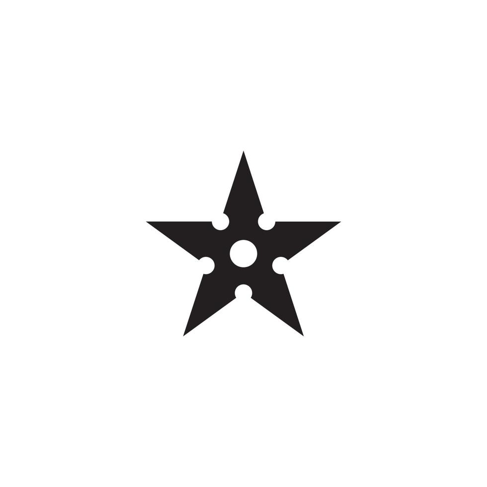 shuriken icoon vector