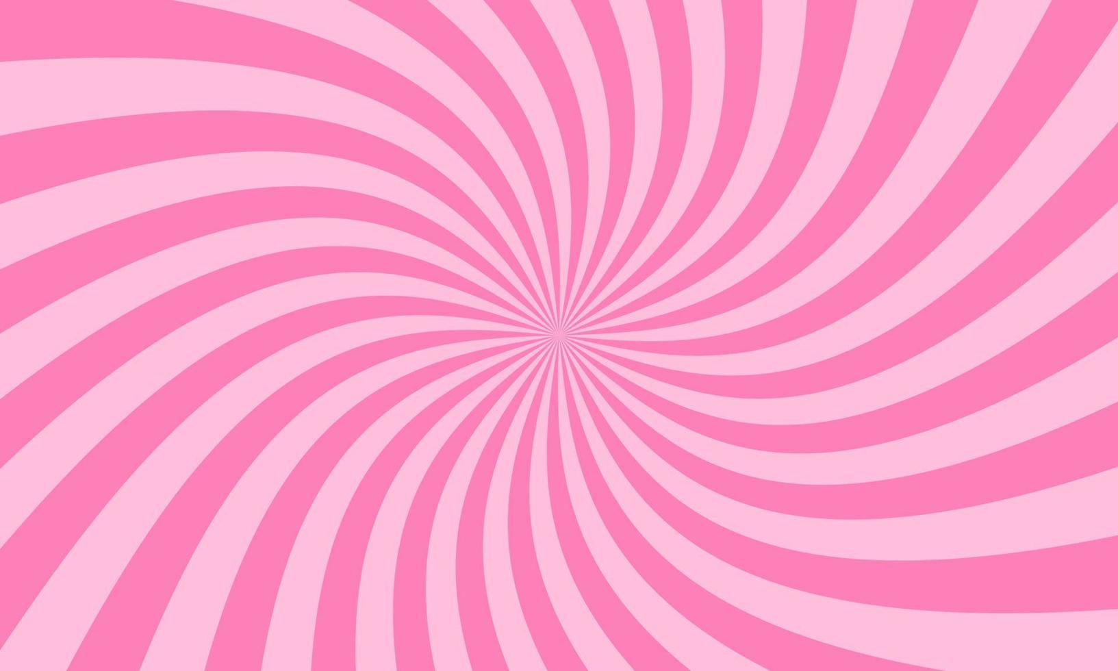 roze stralen achtergrond in retro stijl. vector. vector