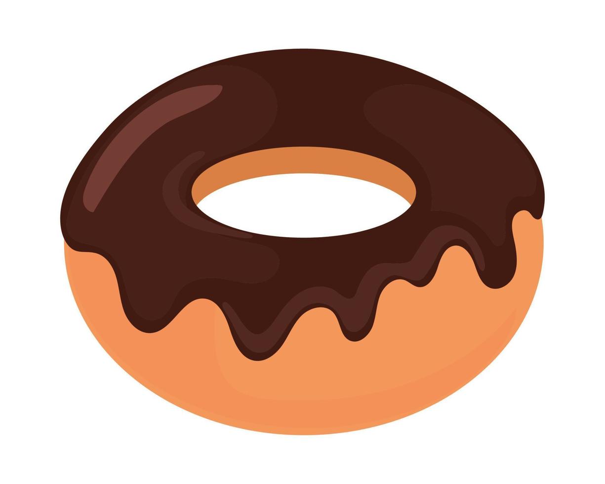 toetje donut zoet vector