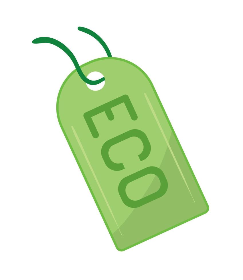 eco vriendelijk label vector