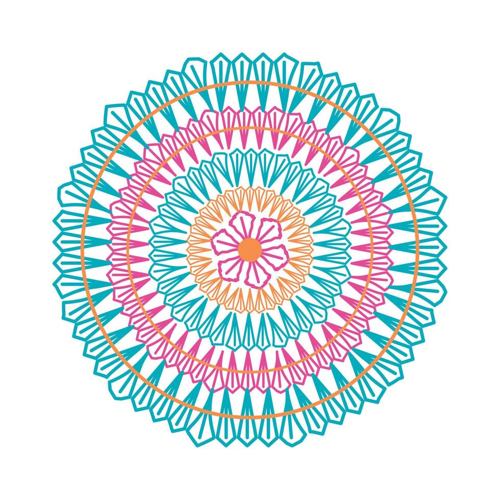 mandala icoon geïsoleerd vector