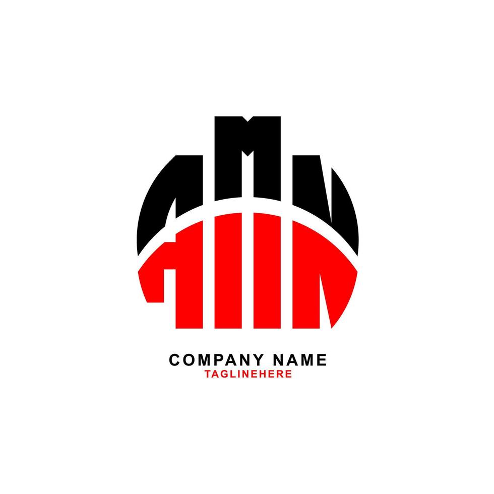 creatief amn brief logo ontwerp met wit achtergrond vector