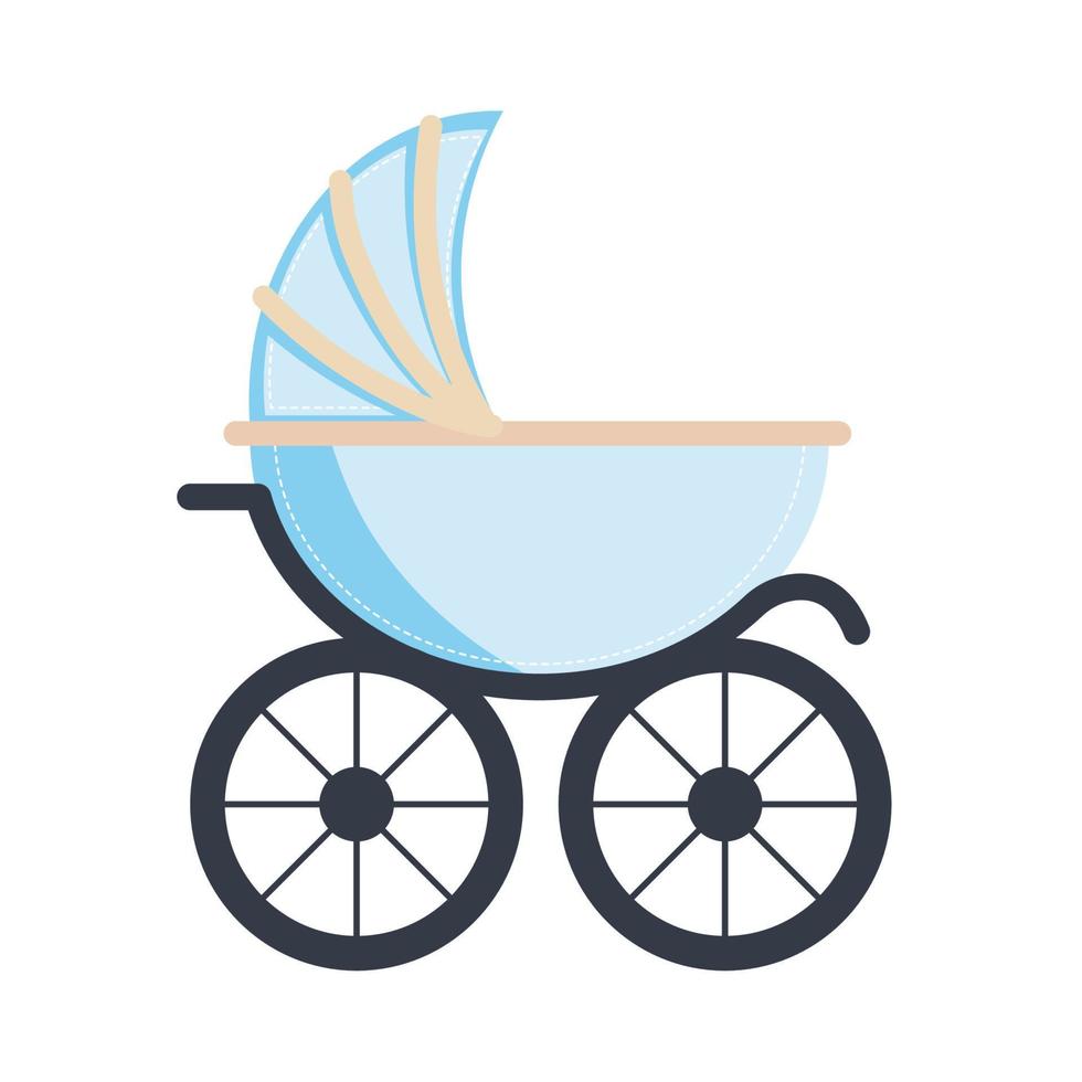 baby kinderwagen icoon vector