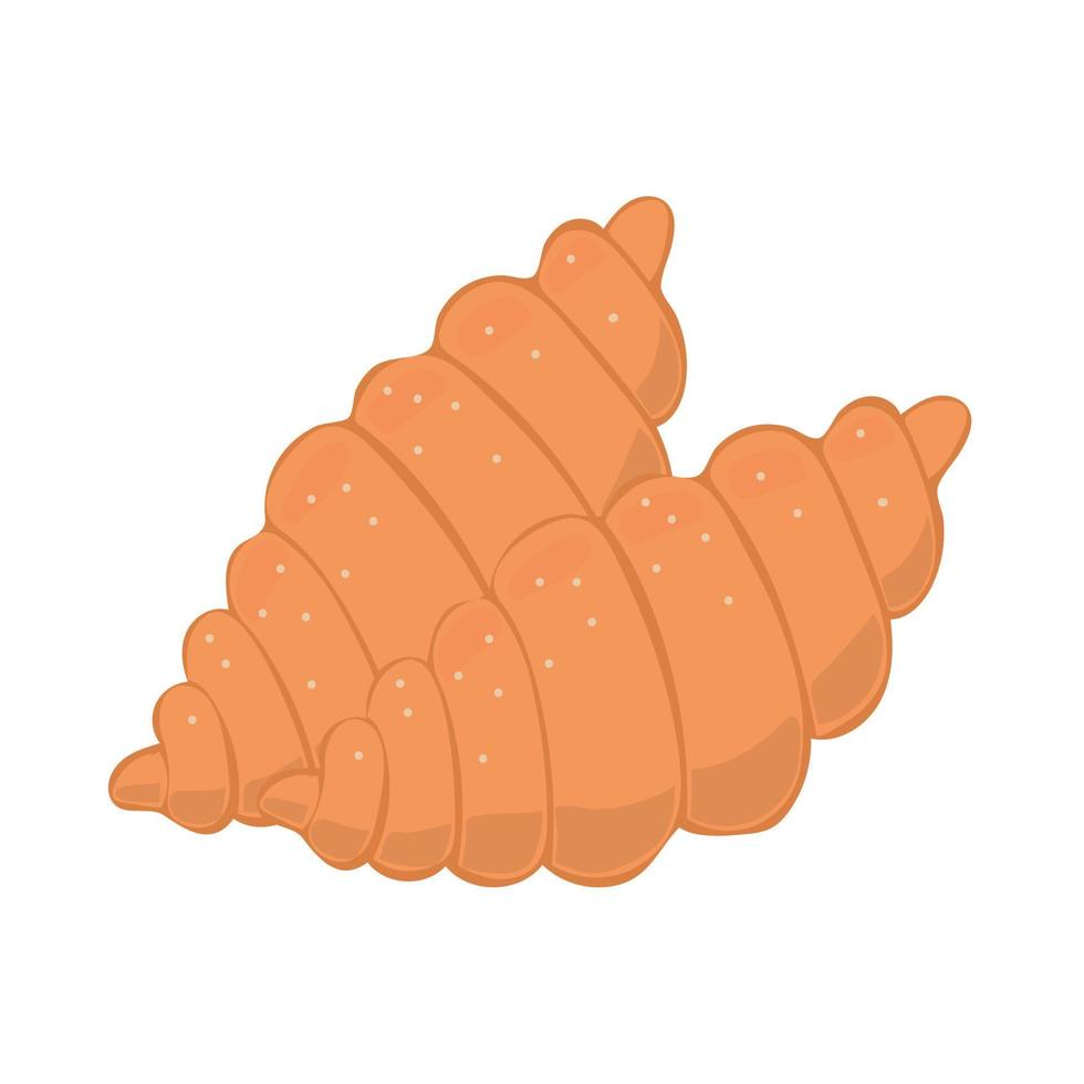 croissant brood icoon vector