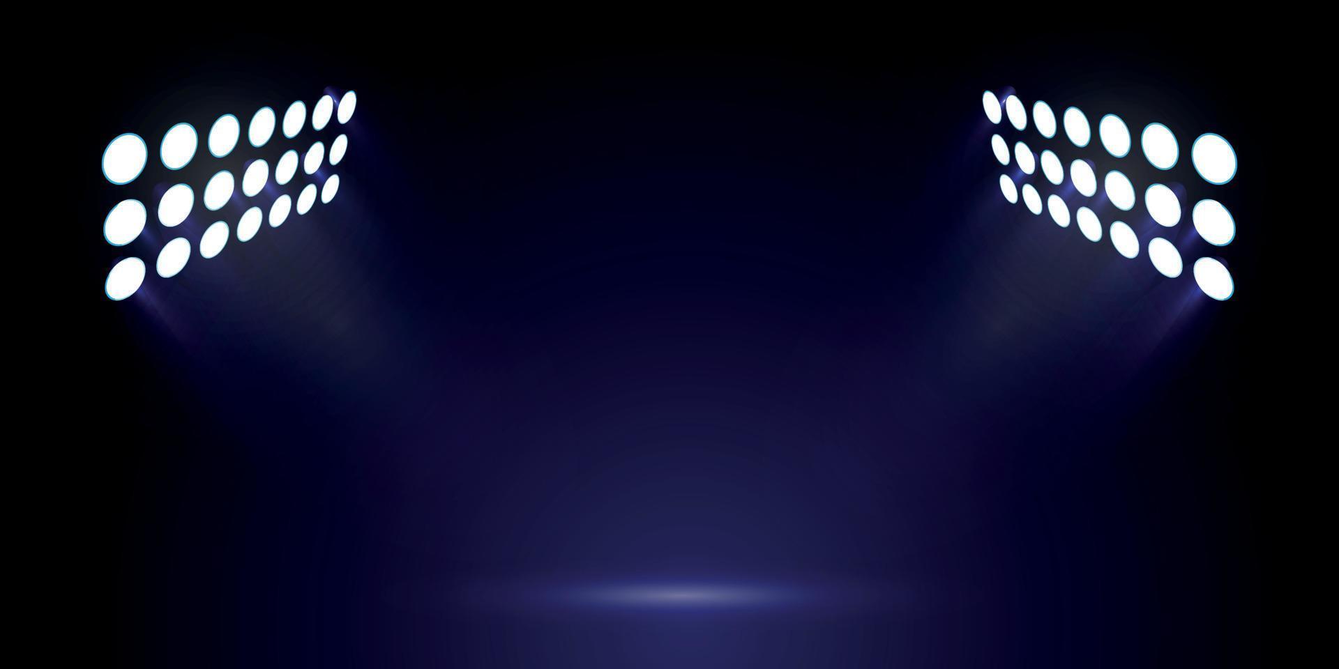 voetbal stadion licht vector