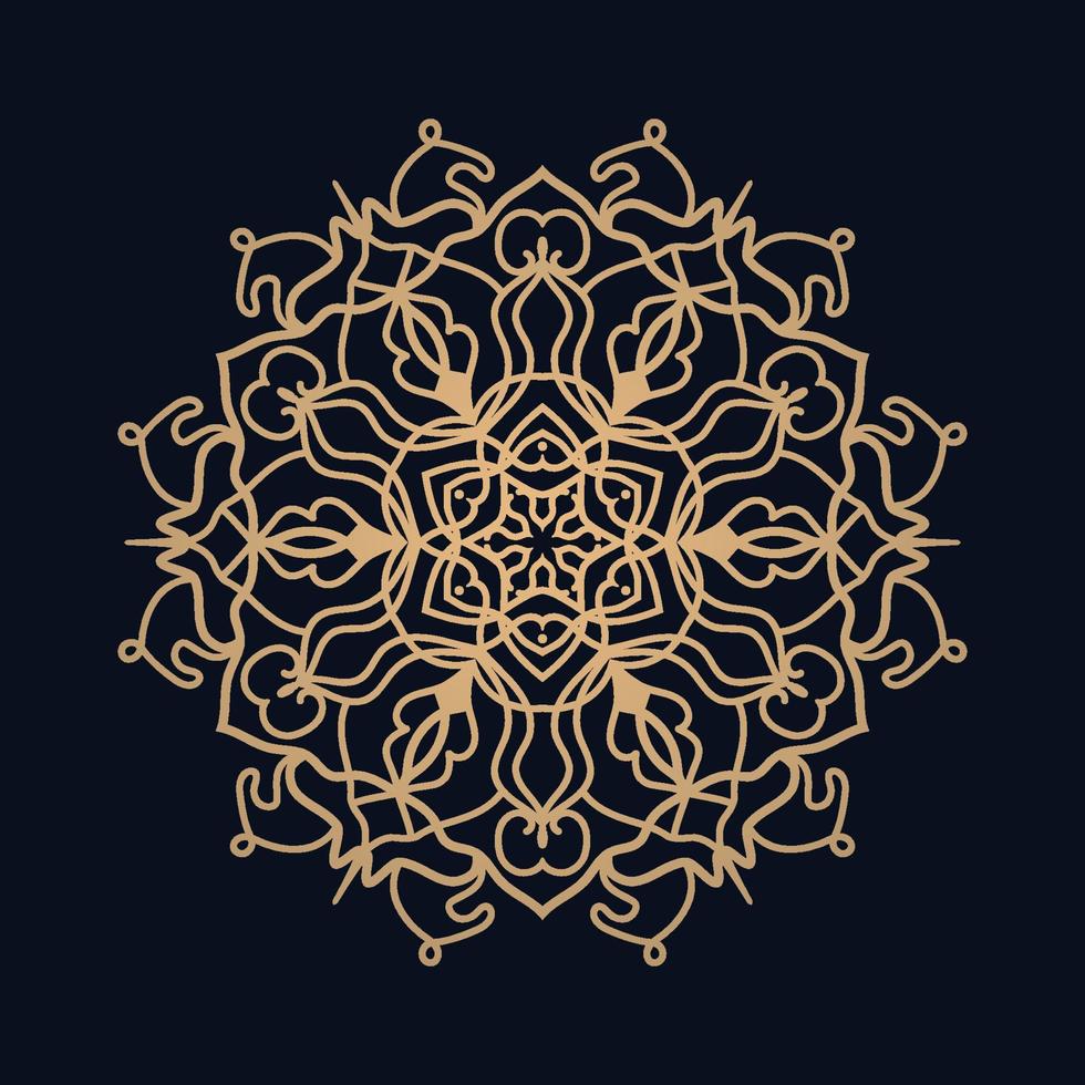 luxe mandala achtergrond concept vrij vector