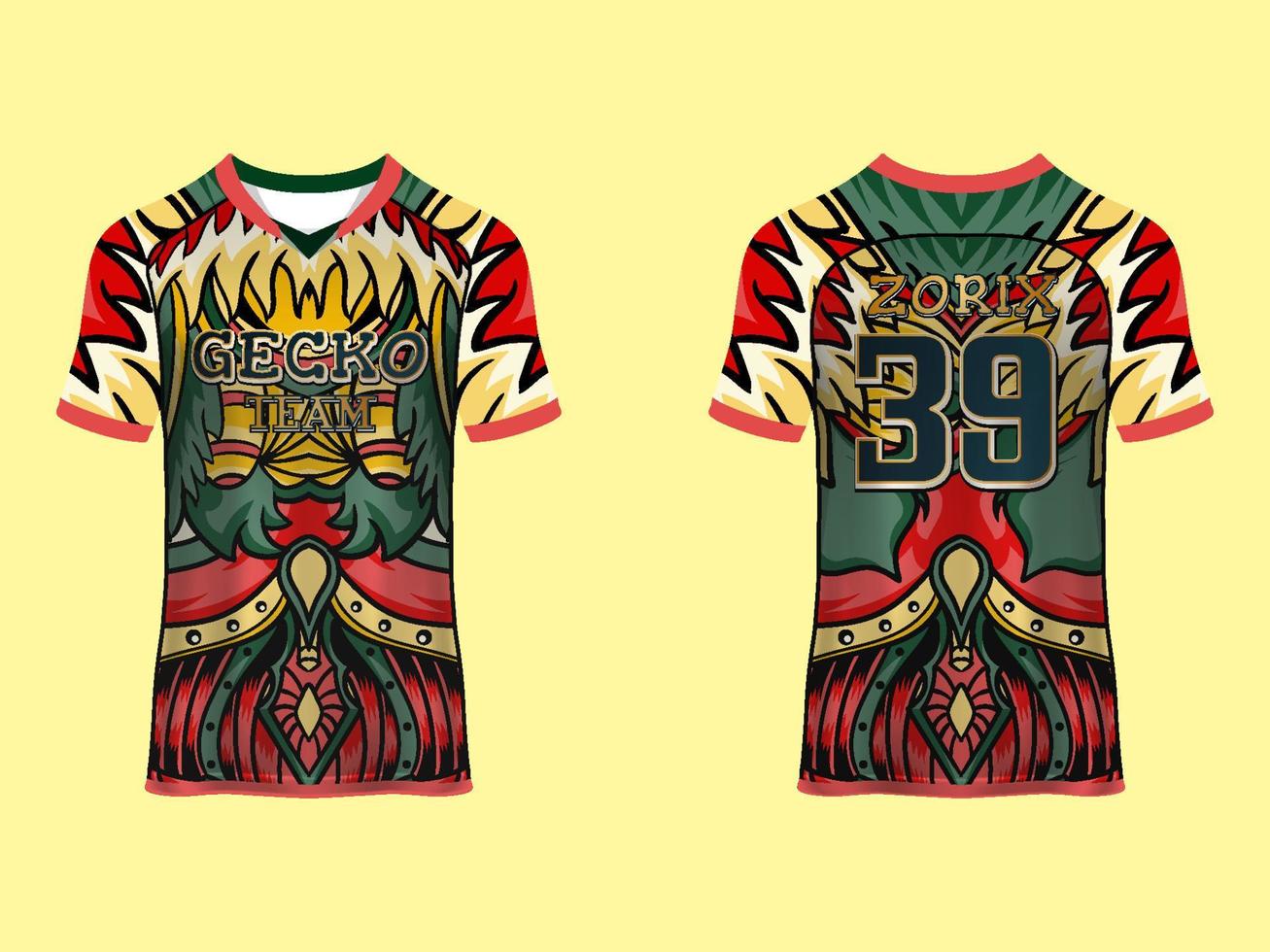 raglan mouwen sport- Jersey ontwerp vector