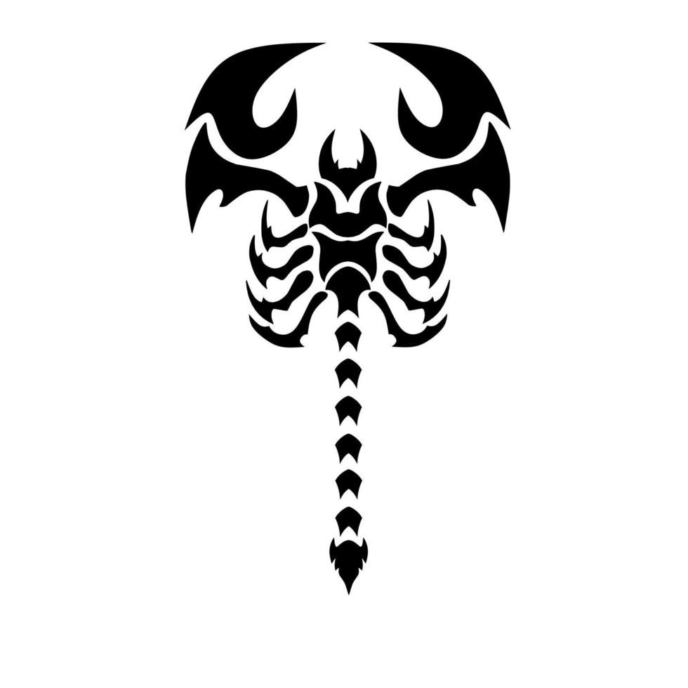 illustratie vector grafisch van schorpioen stijl ontwerp tribal perfect voor tatoeëren