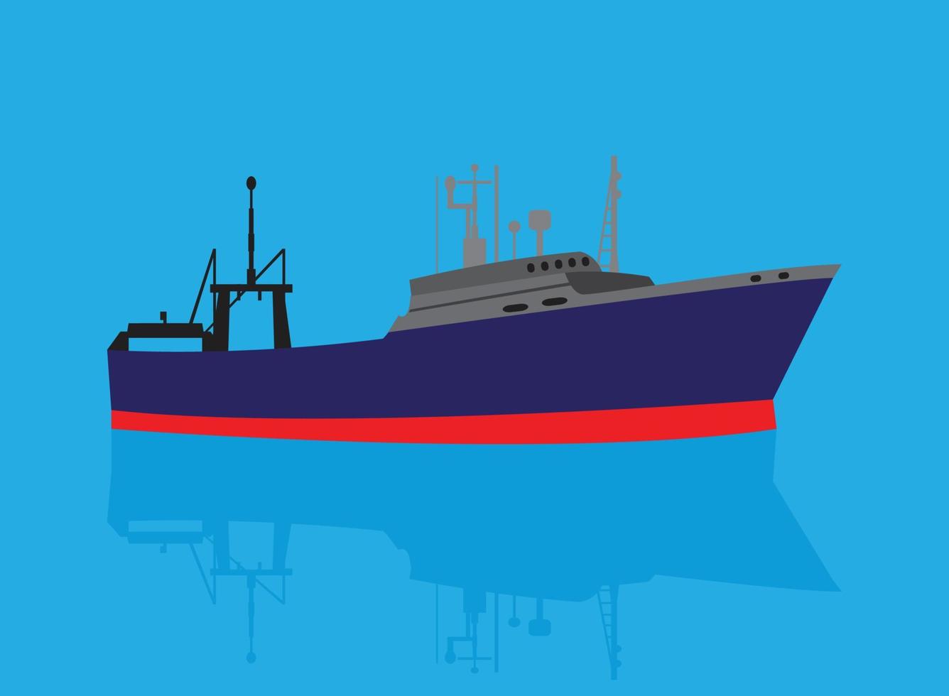 schip vol ontwerp. vector illustratie