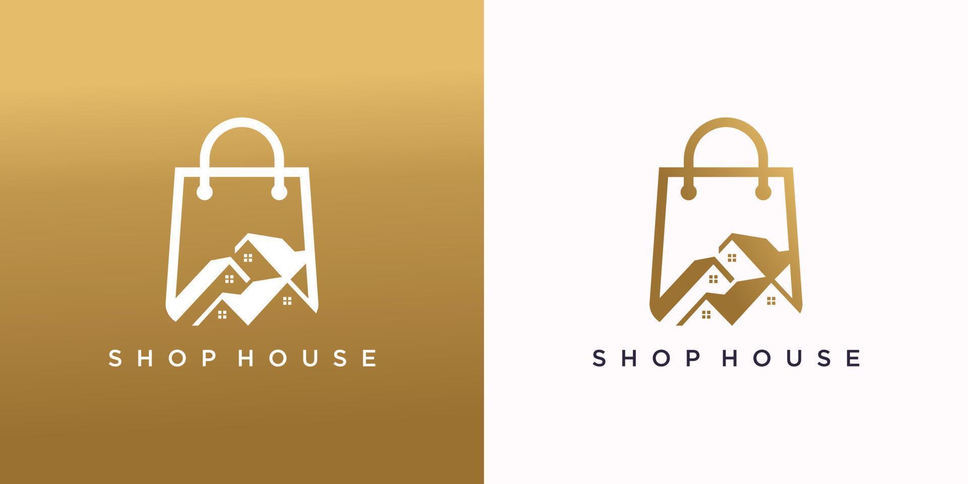 huis huur logo ontwerp met modern creatief concept premie vector