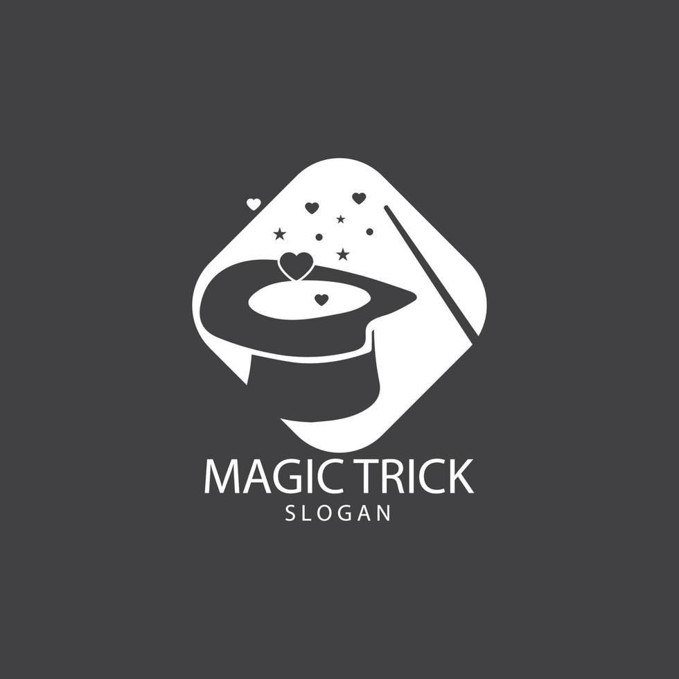 illustratie van magie hoed met toverstaf vector