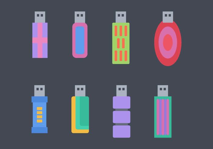 Gratis Pen Drive Vector Pack