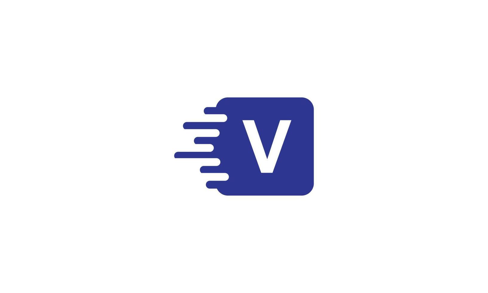 levering logo Engels alfabet brieven v vector ontwerp sjabloon elementen voor uw toepassing of bedrijf.