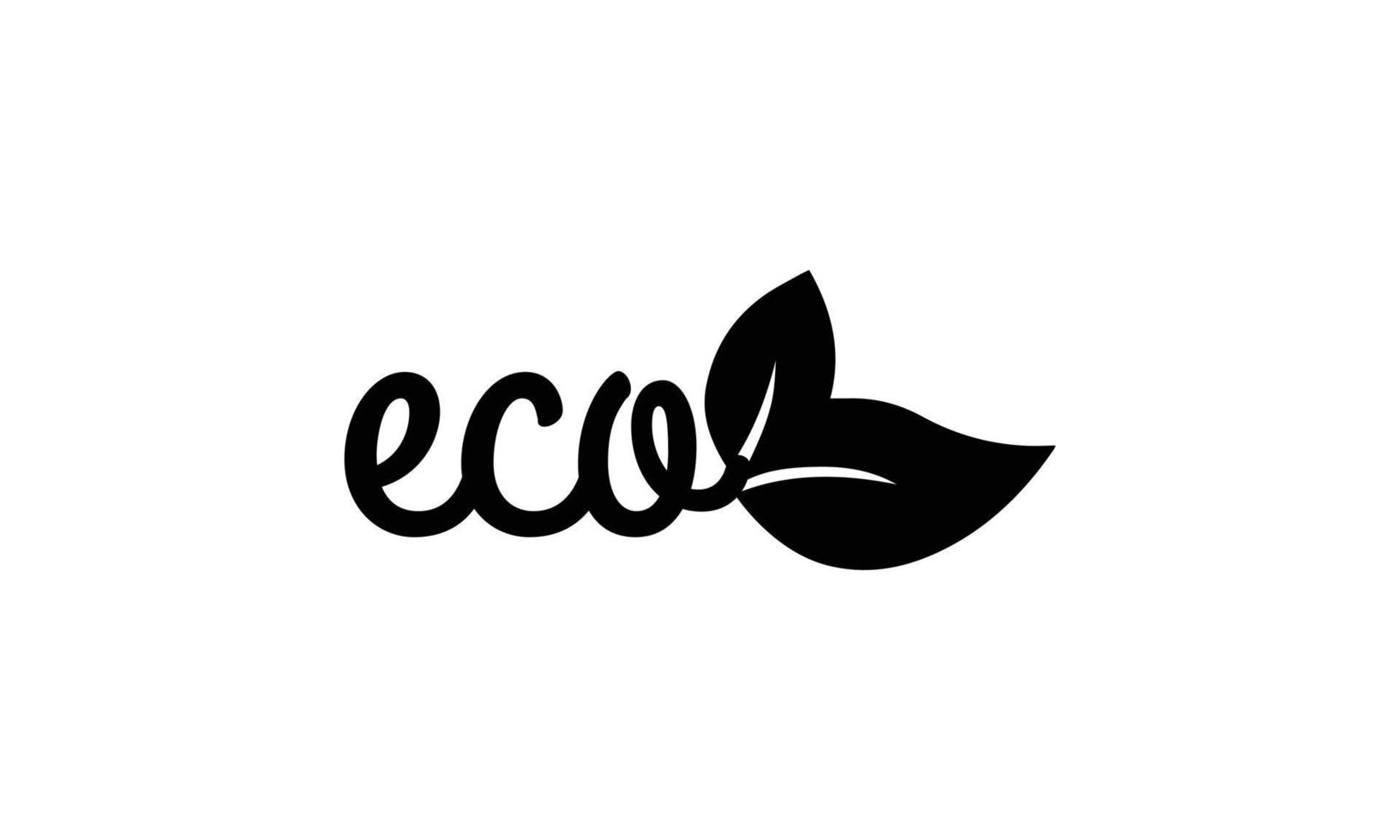 eco vriendelijk groen vector illustratie.