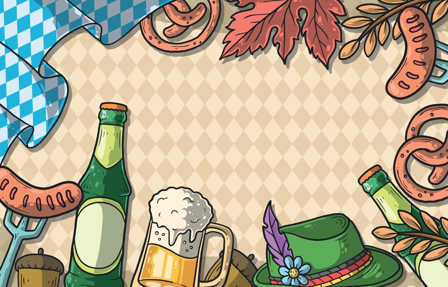 oktoberfest feestconcept vector