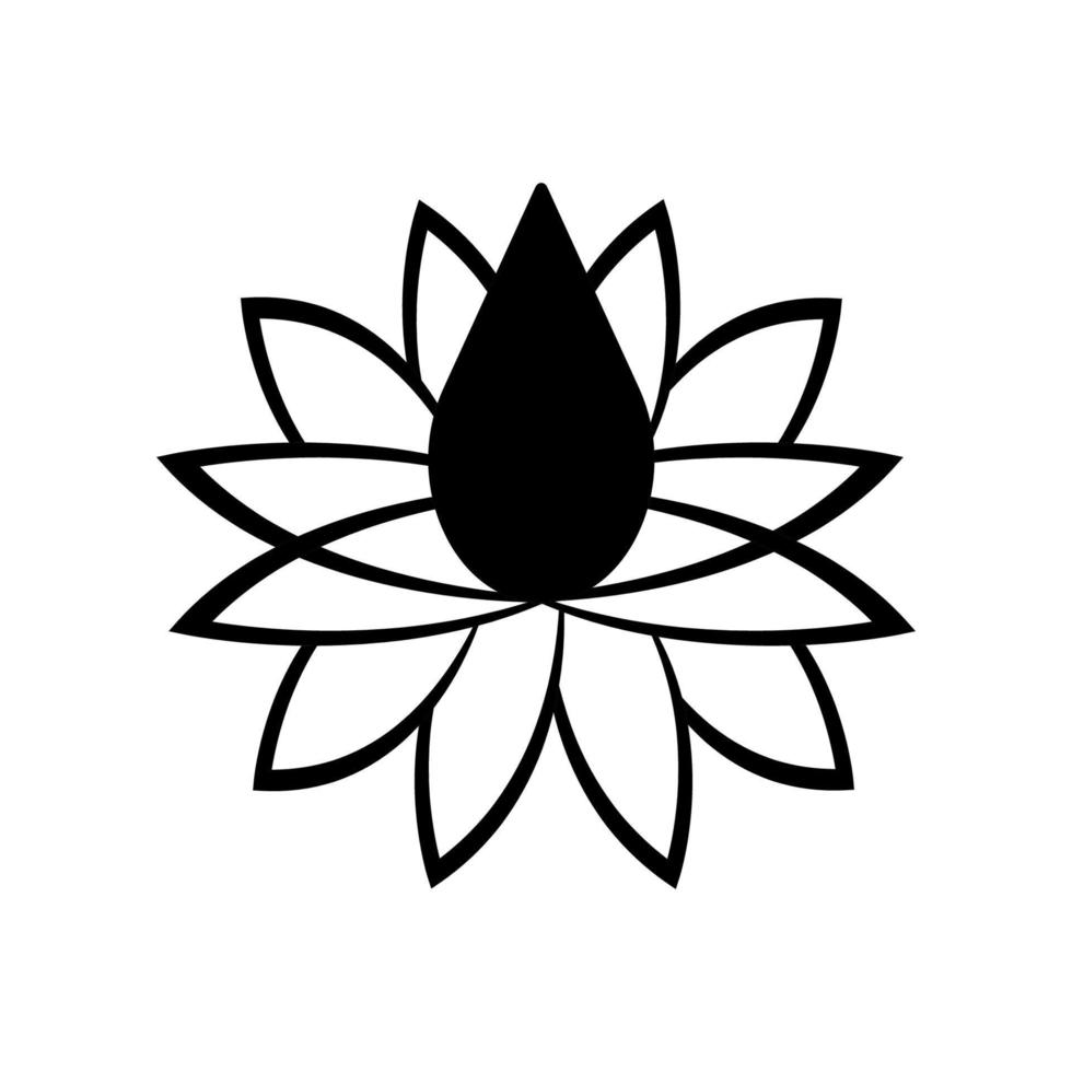 lotus icoon ilustration vector