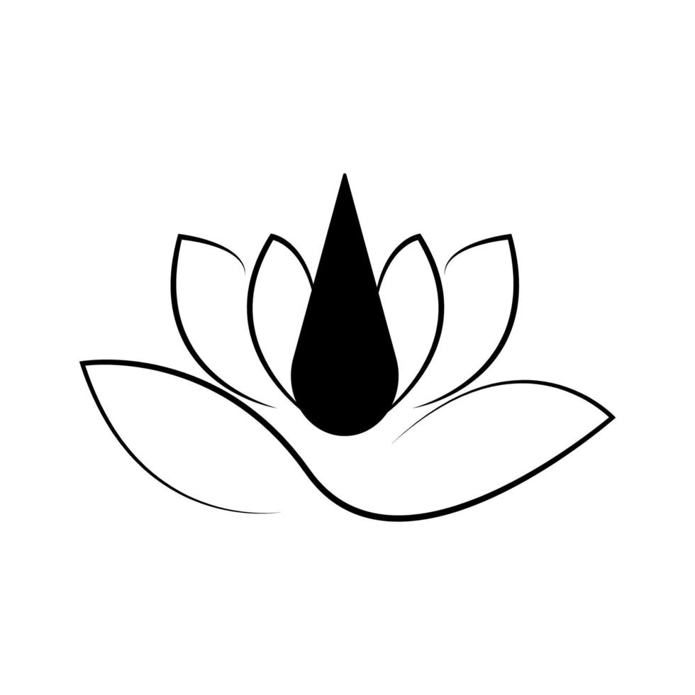 lotus icoon ilustration vector