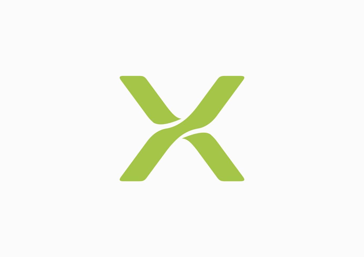 brief X logo icoon ontwerp sjabloon elementen vector