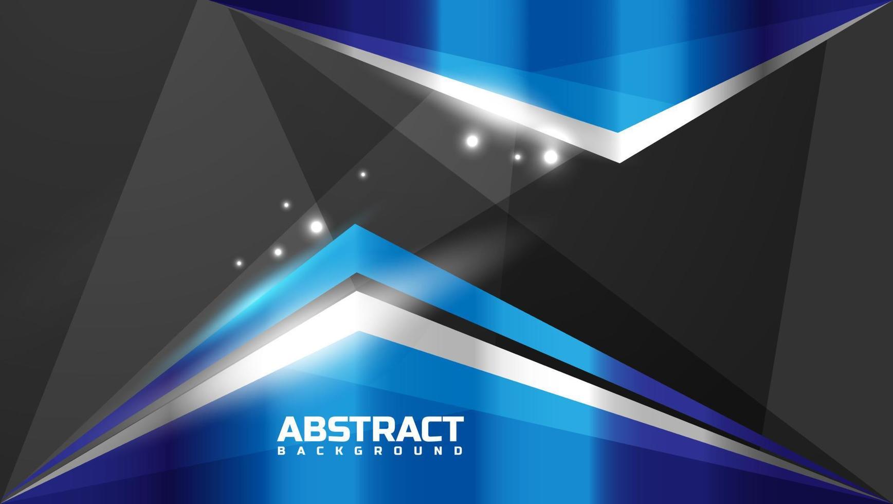 abstract blauw glanzend futuristische achtergrond met licht vector