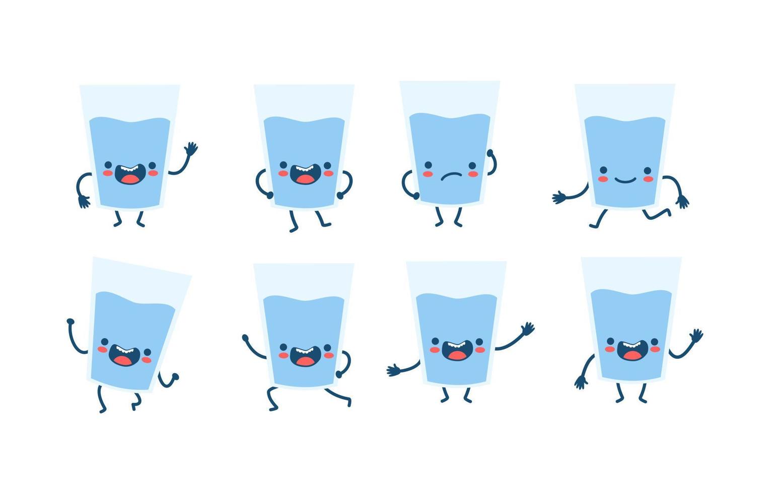 water karakter mascotte vector