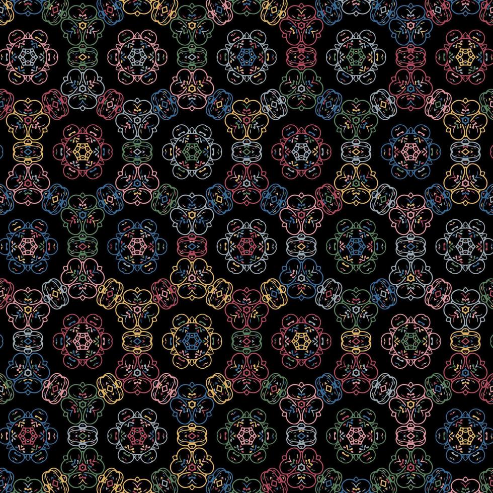 abstract naadloos patroon met lijnen vector