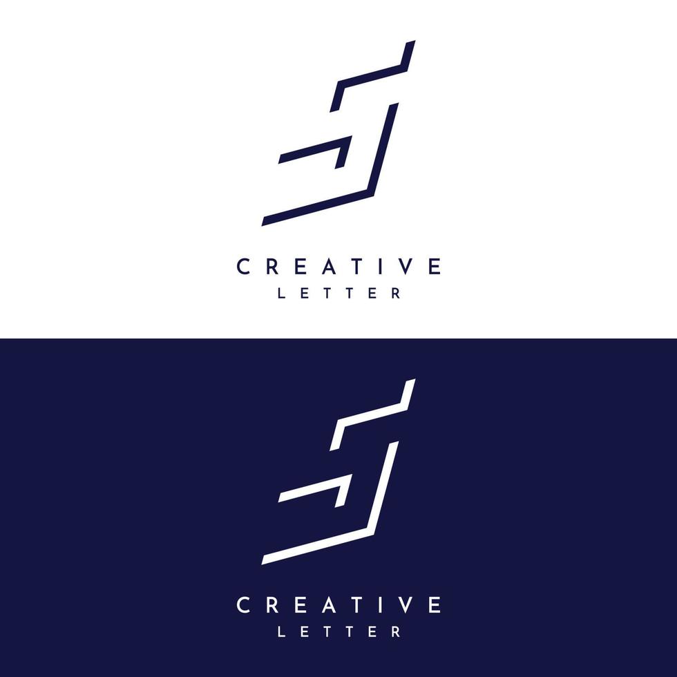 logo ontwerp abstract sjabloon eerste brief s element met geometrie. modern en minimalistische artistiek s symbool. vector