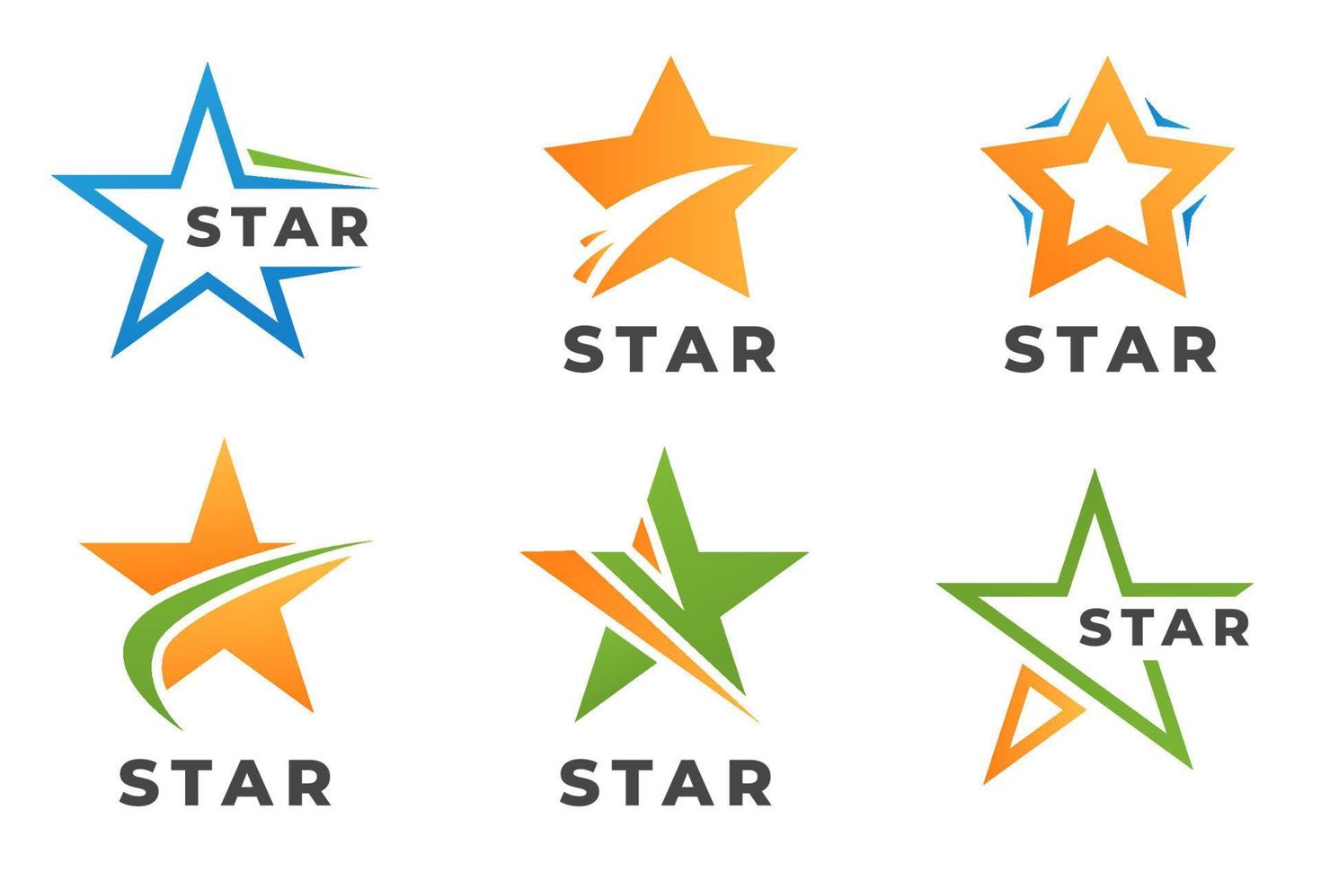 ster logo reeks vector