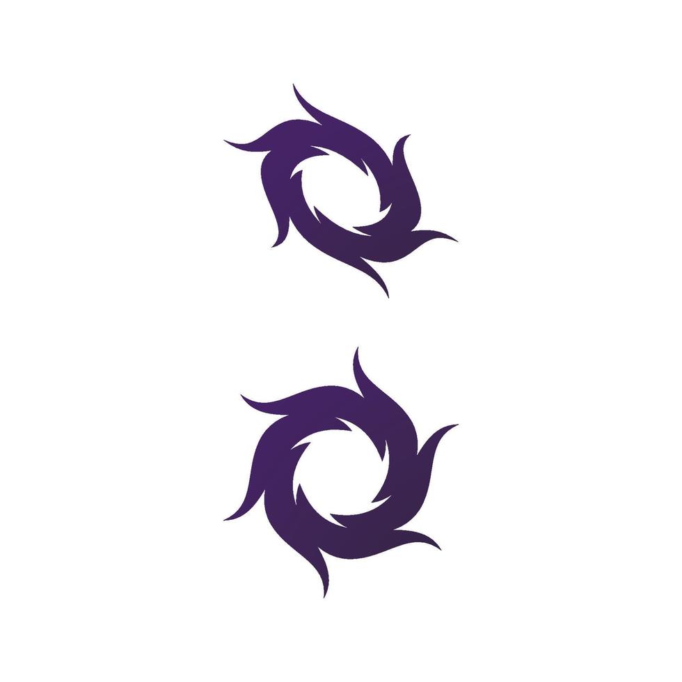 abstract draaikolk spinnen logo icoon ontwerp vector