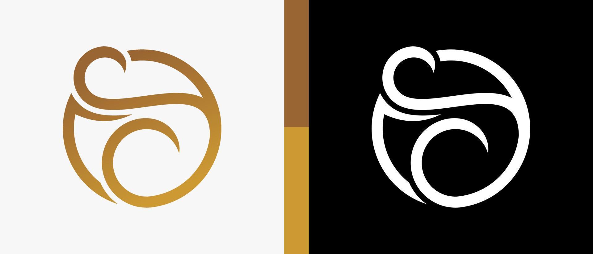 mooi brief s oneindigheid monogram met een creatief, gemakkelijk en luxueus concept. brief s logo ontwerp sjabloon. premie vector