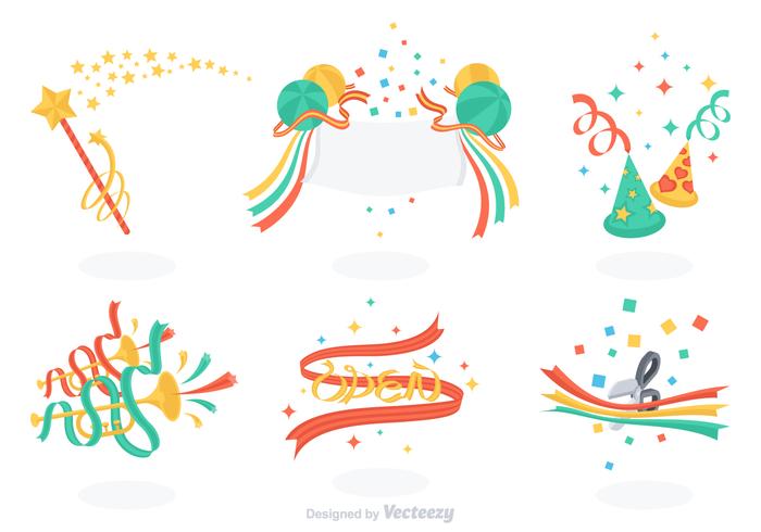 Gratis Viering Vector Set