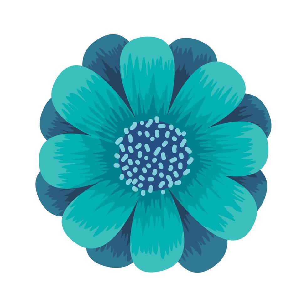 blauw natuurlijk bloem vector