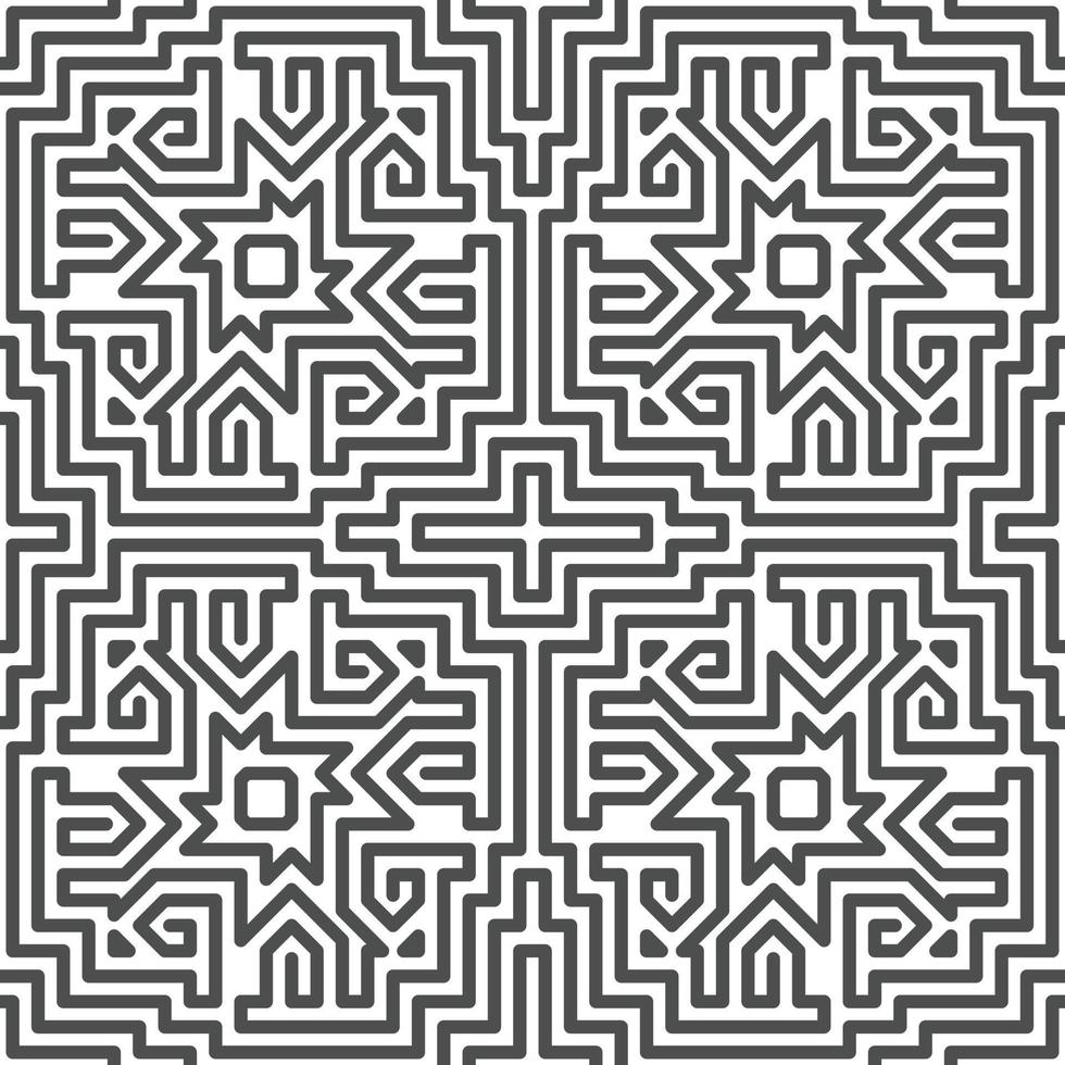 abstract naadloos meetkundig vorm lijnen patroon 778 vector