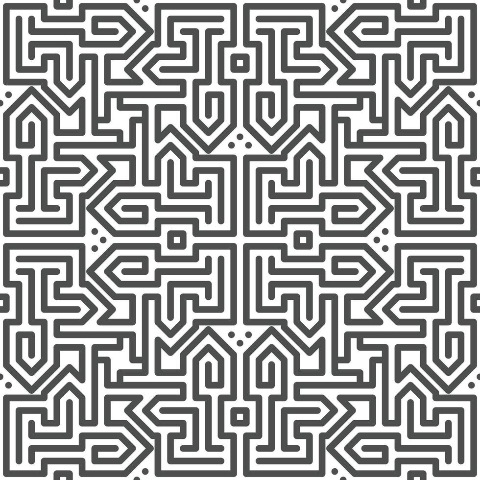 abstracte naadloze geometrische vorm lijnen patroon vector