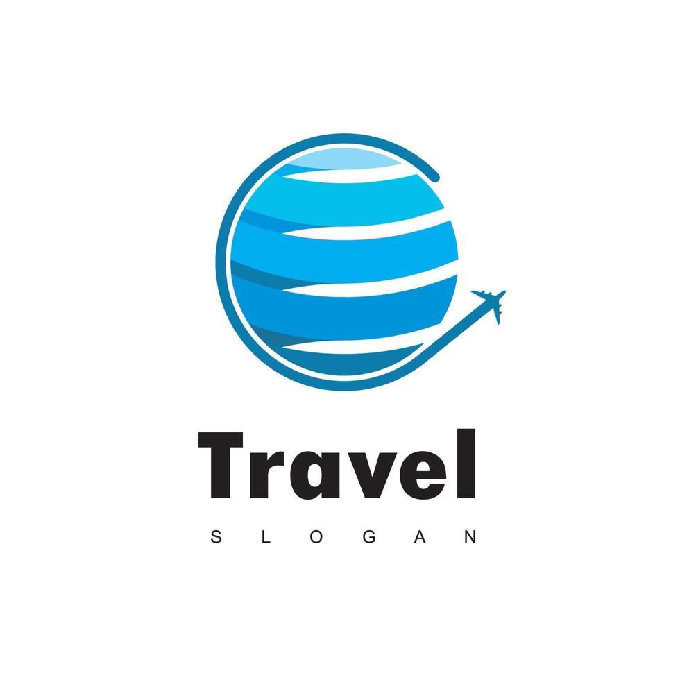 tou en reizen logo ontwerp sjabloon vector
