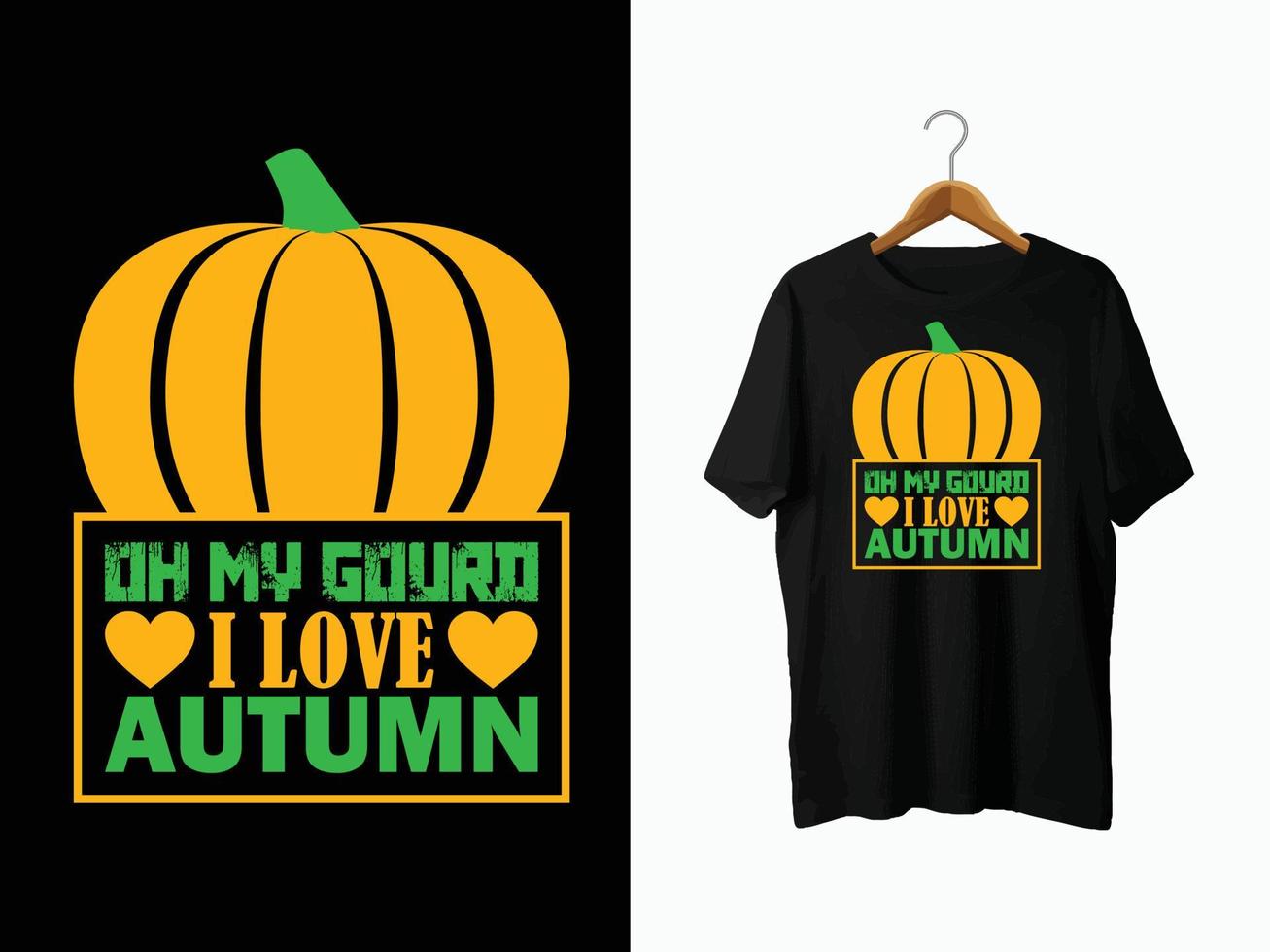 herfst t-shirt ontwerp vector