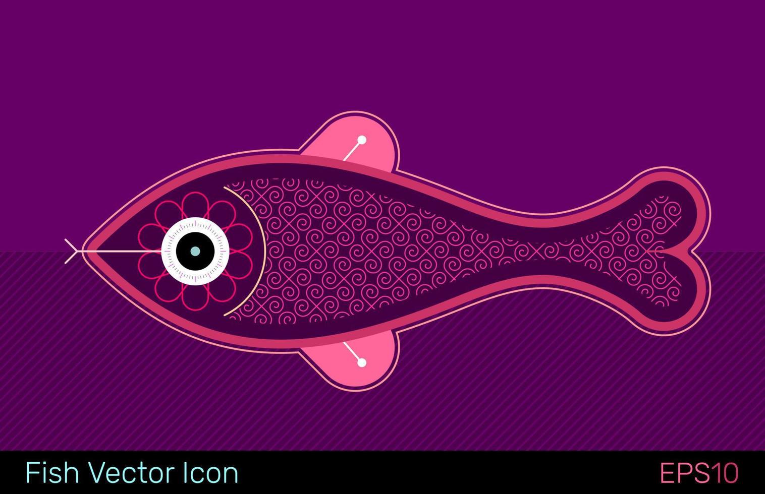 decoratief vis vector